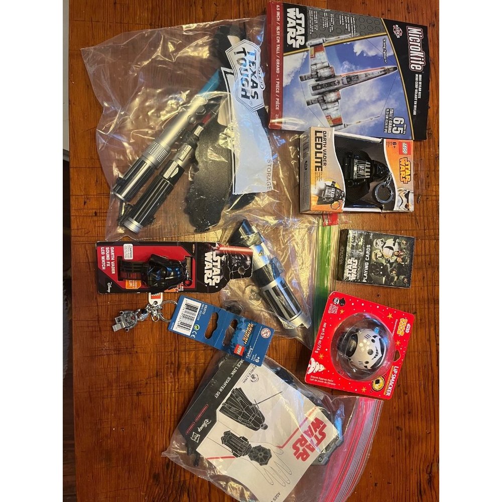 Star Wars large lot items cards toys stocking stuffer